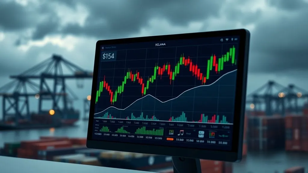 Solana Holds Near $154 After Losing Support as Tariff Fears Rattle Markets